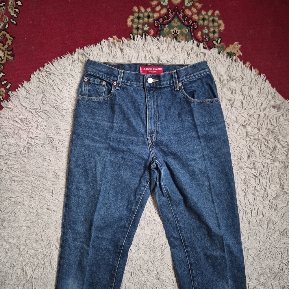 Womens Vintage Levis Jeans 550 Jean Classic Relaxed Size 10 Missy Long Blue ✨️💫 - Picture 3 of 13